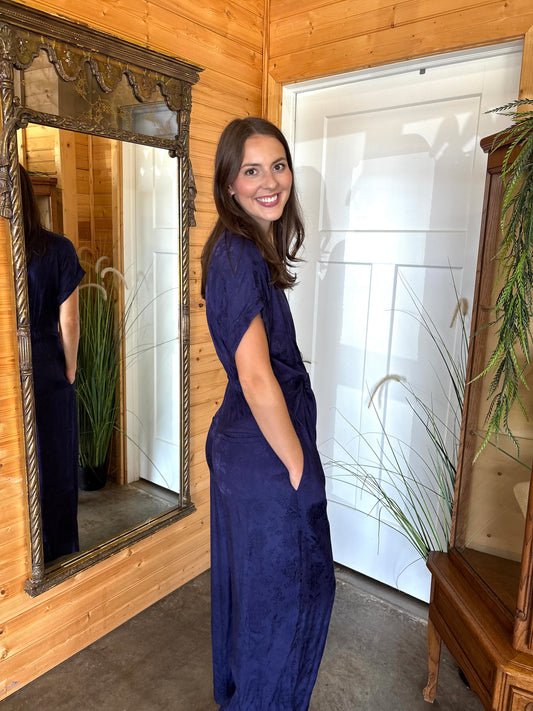 Midnight Floral Jumpsuit