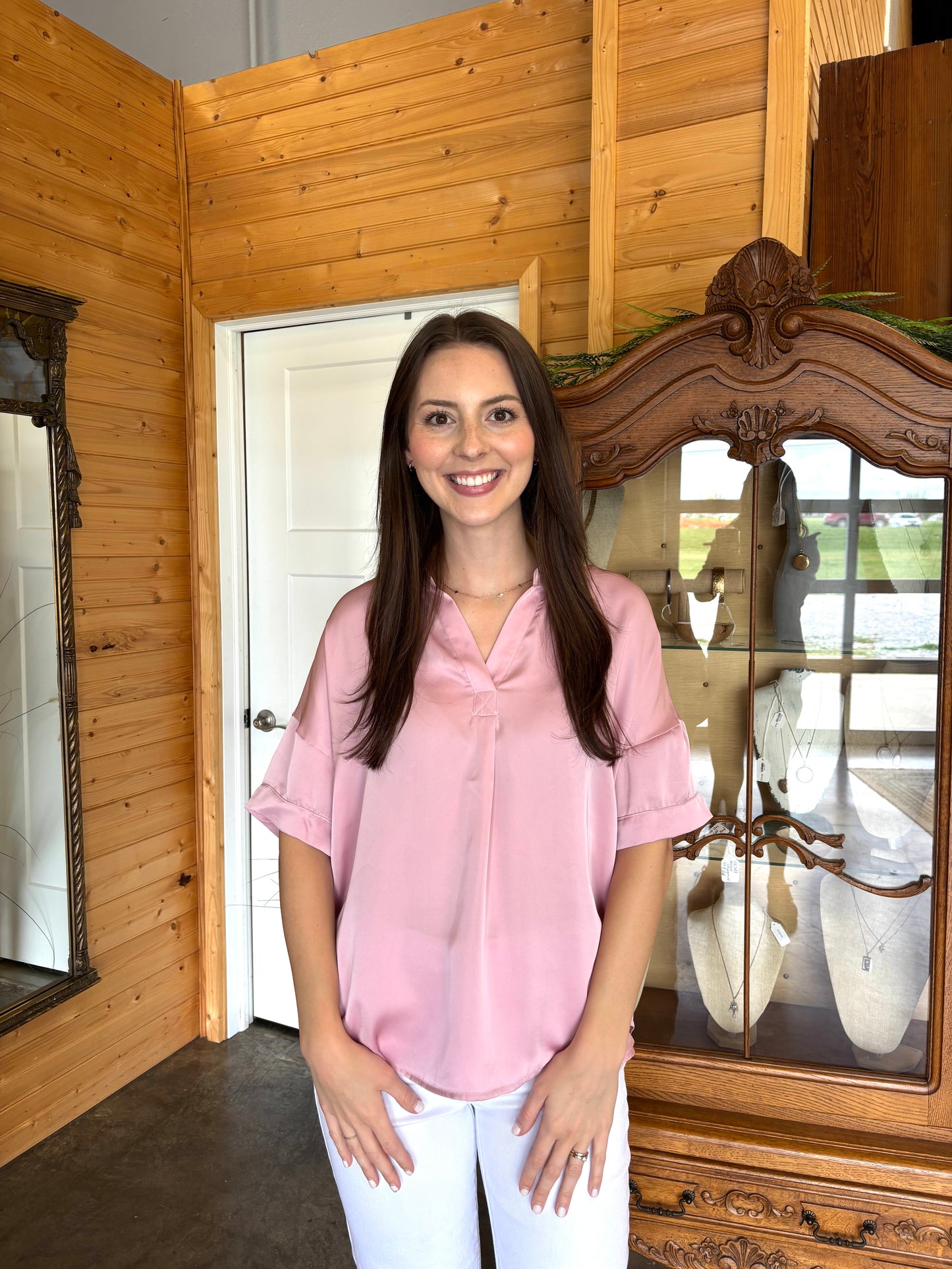 Blush Pink Blouse