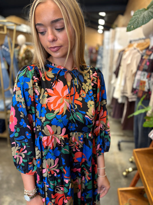 Midnight Bloom Dress