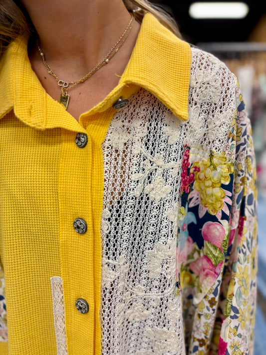 Flouncy Floral Jacket