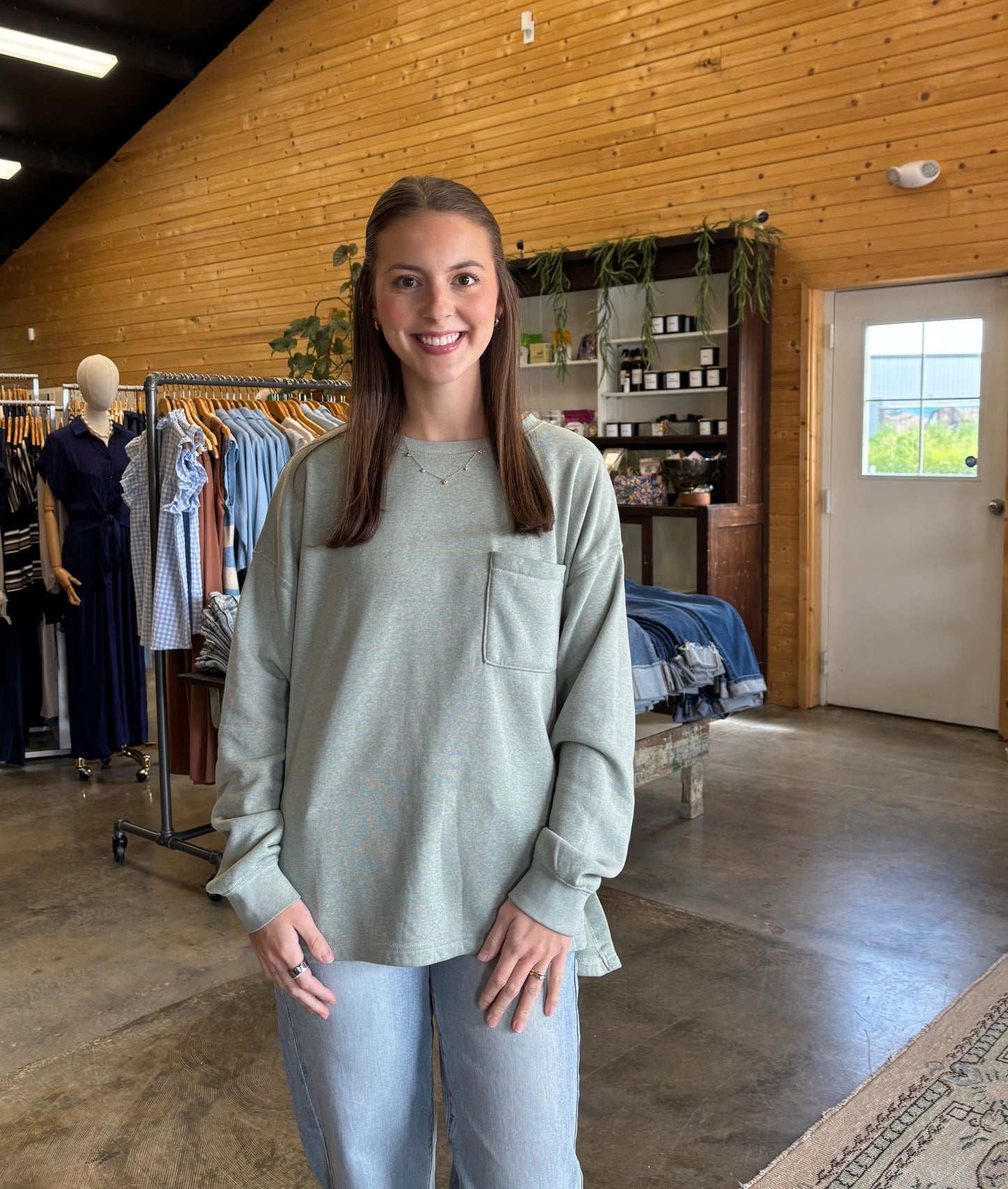 Wrapped In Sage Long Sleeve