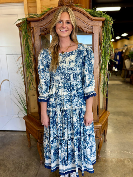 Skyler Smocked Tiered Dress