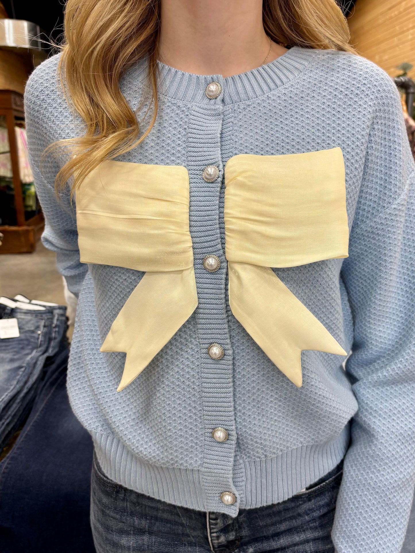 The Blair Bow Cardigan