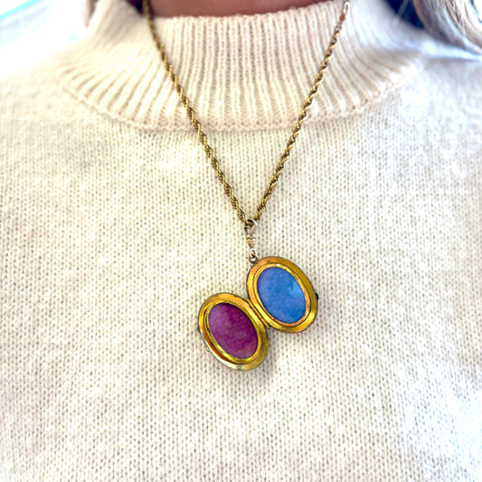 Gold Filled Locket and Chain