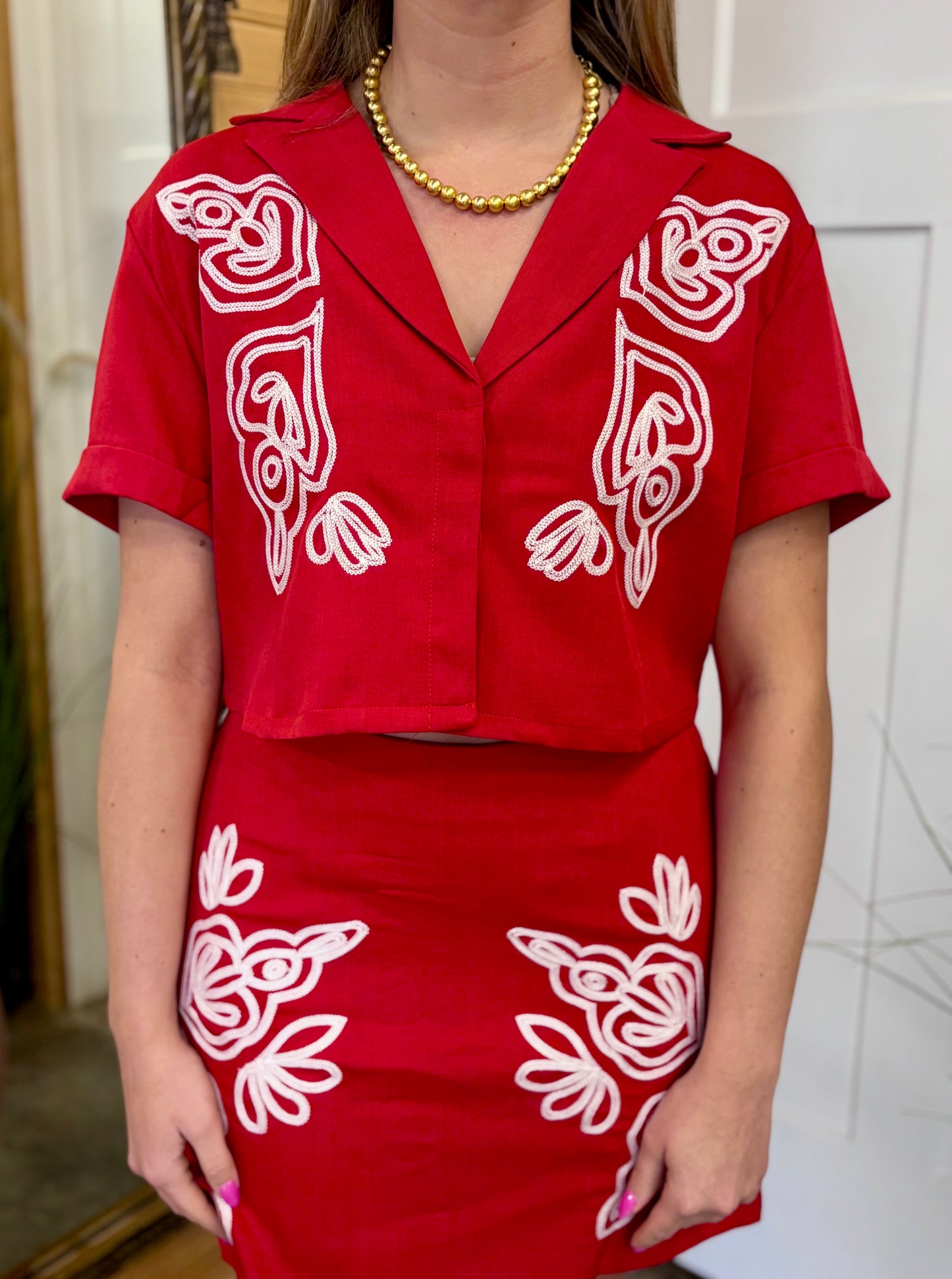 Riviera Embroidered Set