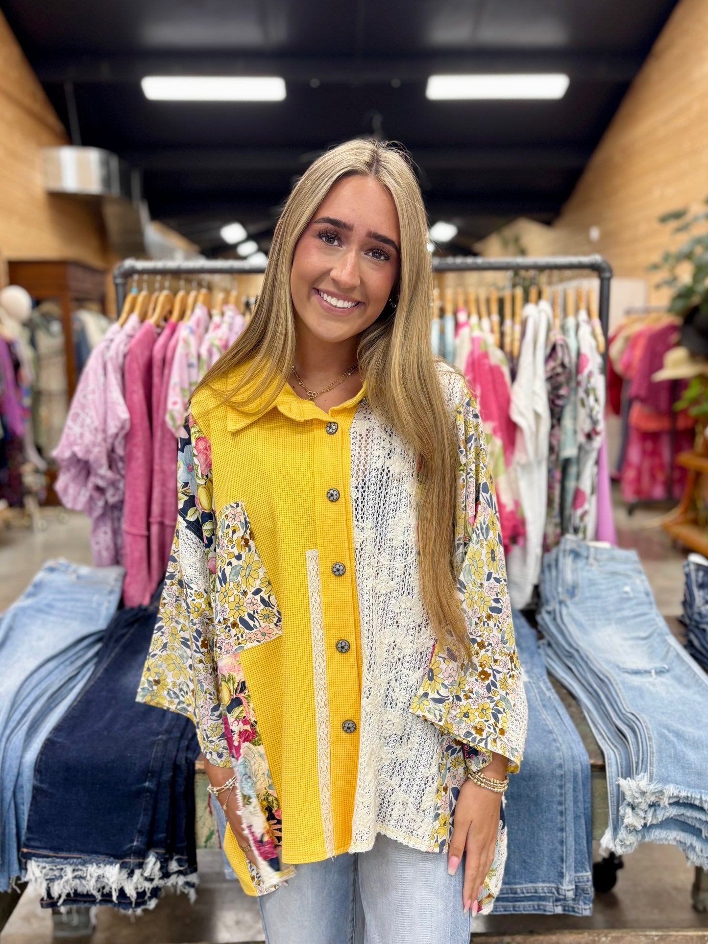 Flouncy Floral Jacket