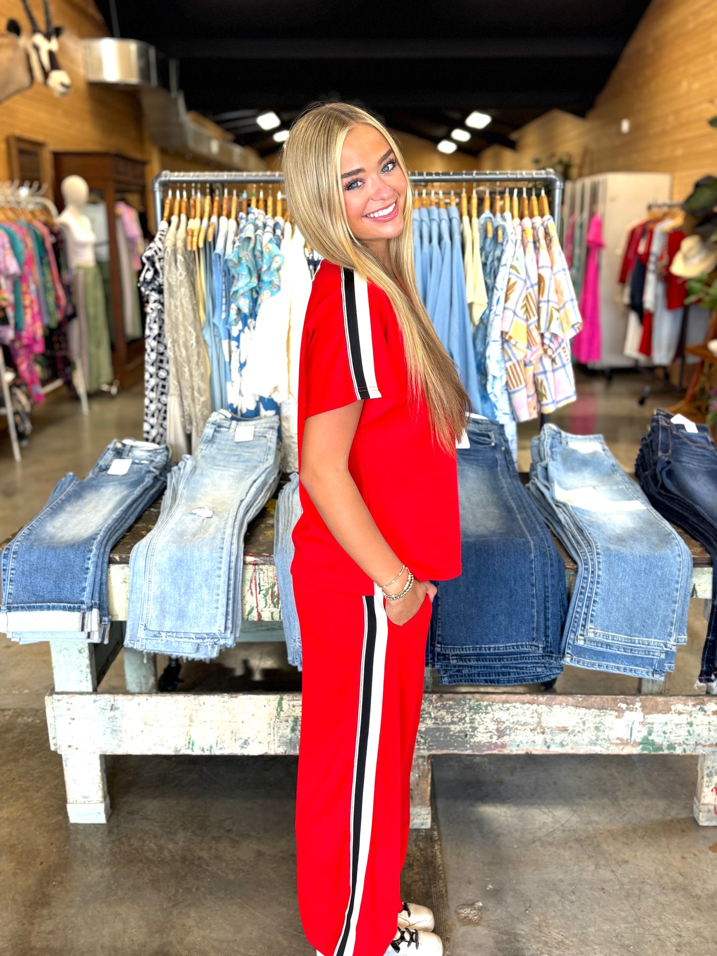 Scarlet Edge Pant