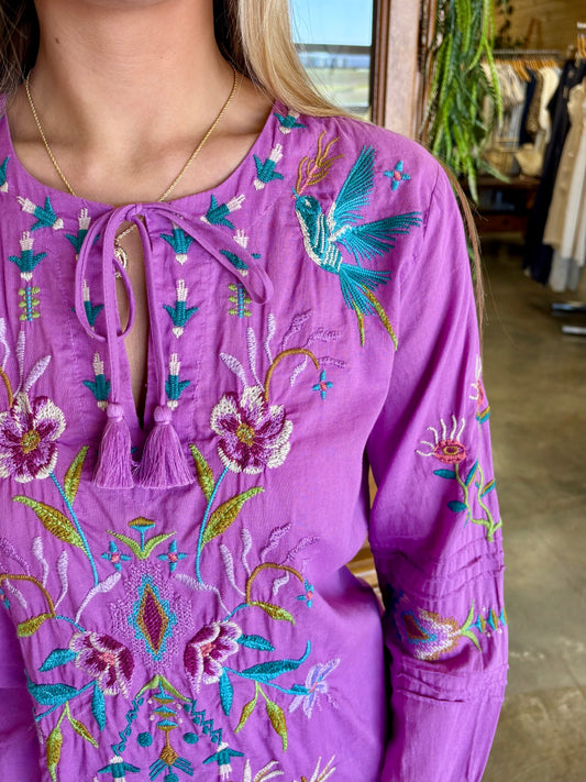 Gabriella Pintuck Blouse