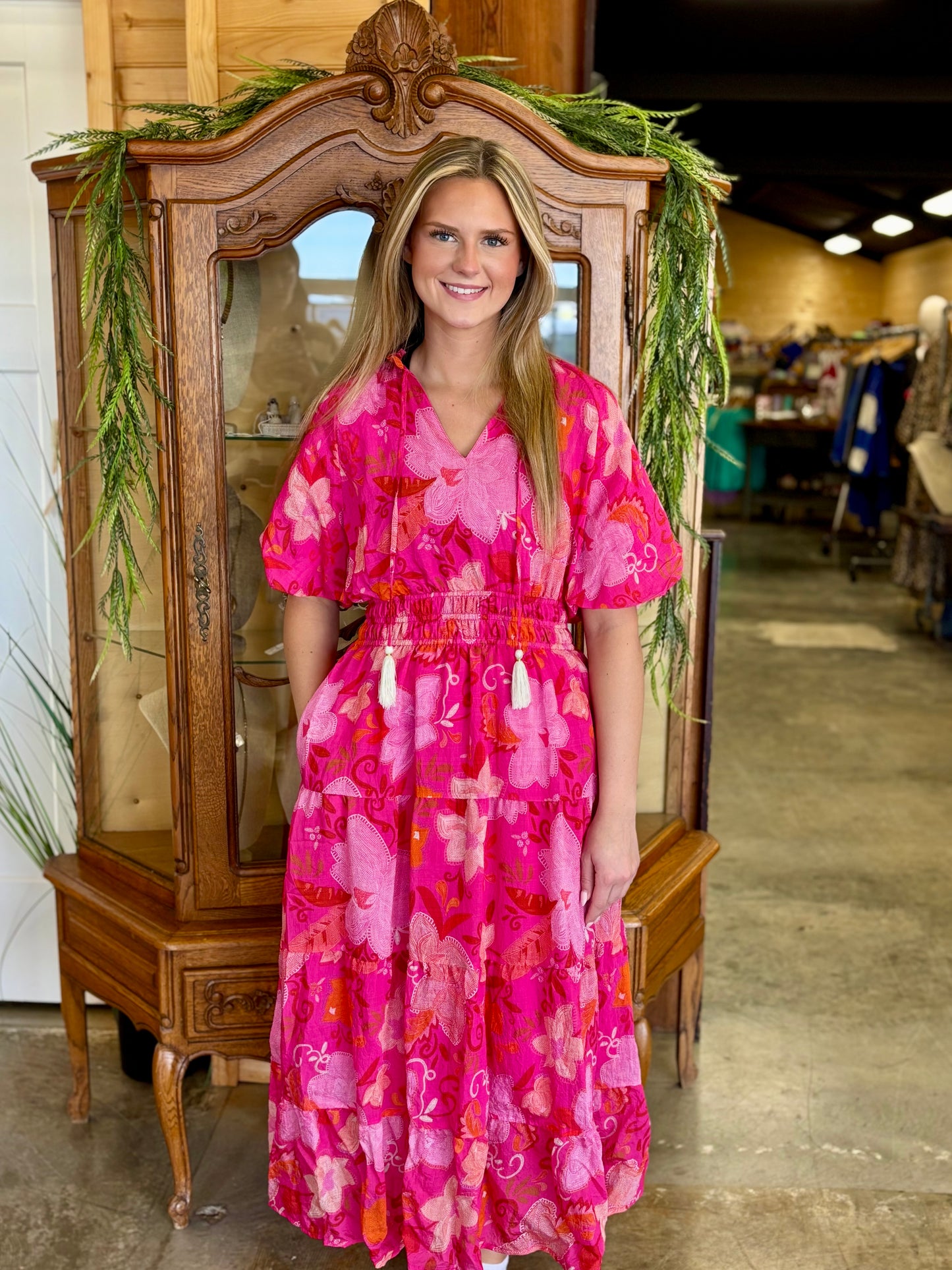 Tropical Hemp Dress