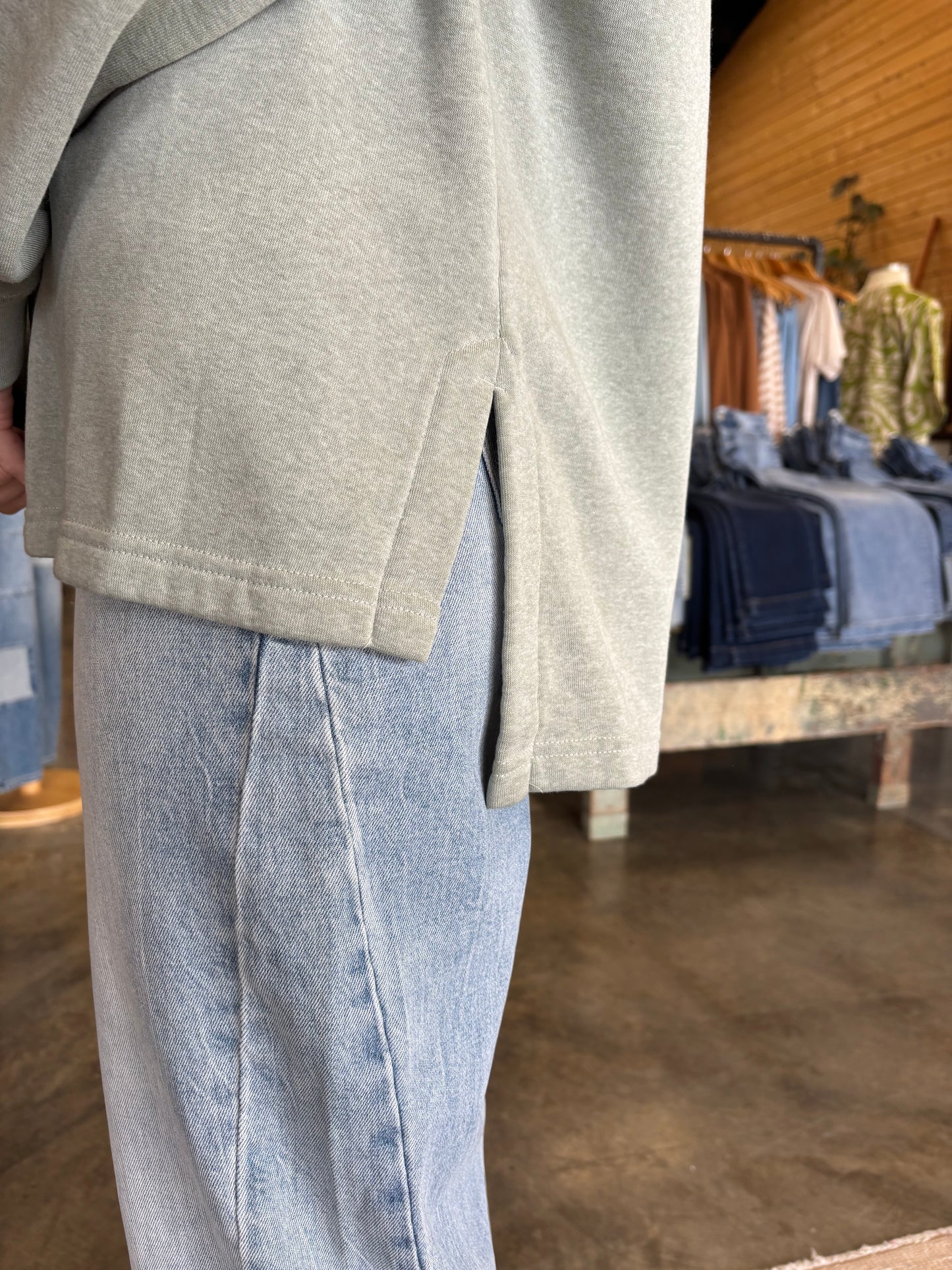 Wrapped In Sage Long Sleeve