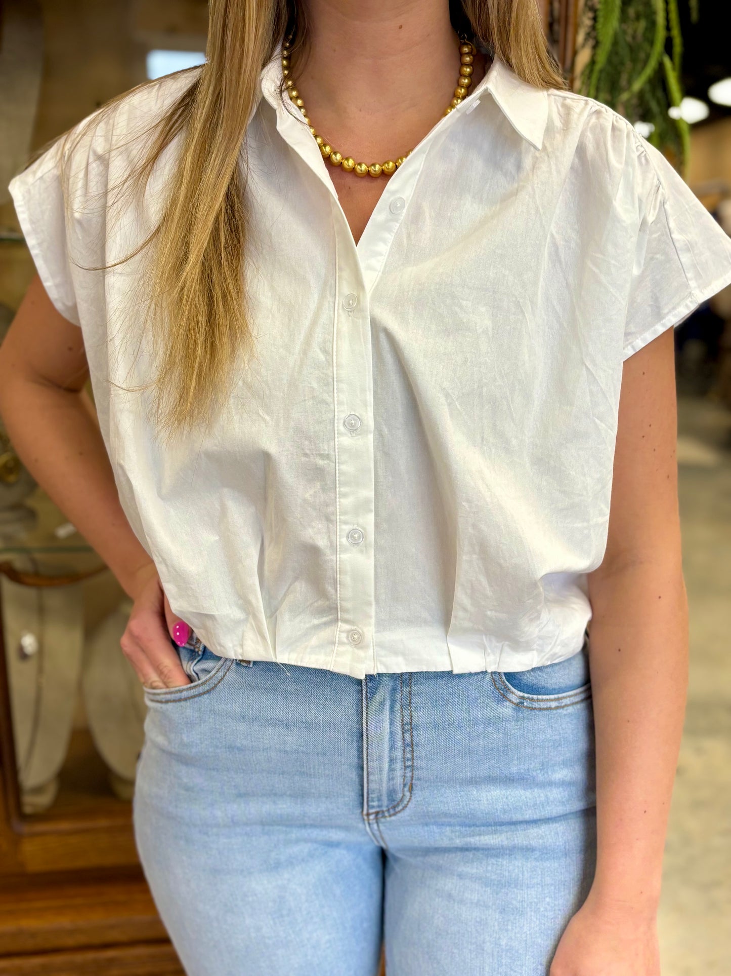 Let's Get It Together Button Up