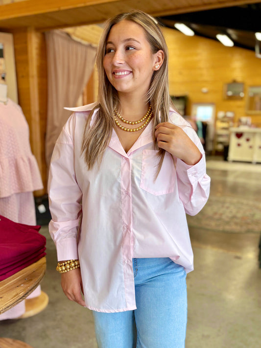 Alice Oversized Button-Up Shirt