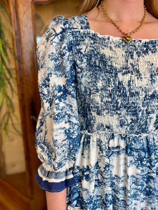 Skyler Smocked Tiered Dress