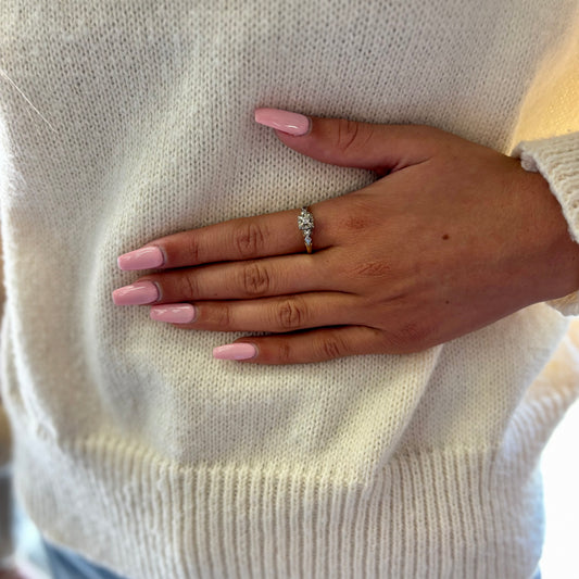 14K Gold & Diamond Antique Ring