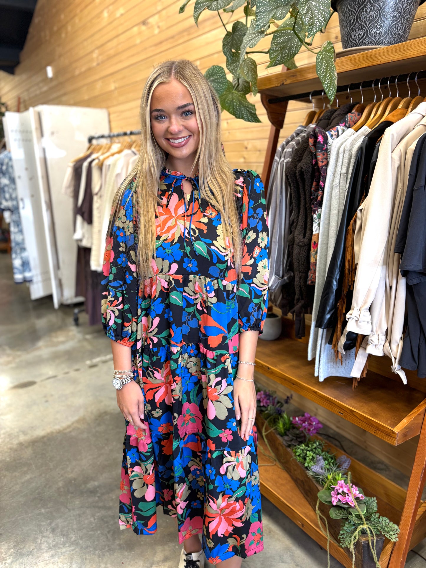 Midnight Bloom Dress