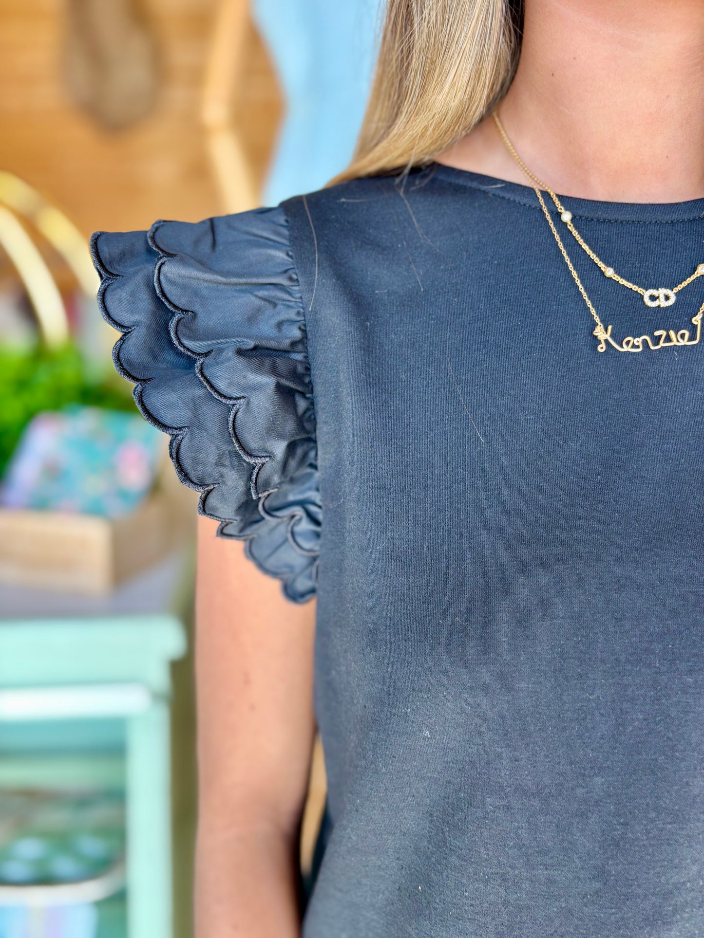 Flutter Flare Sleeve Tank