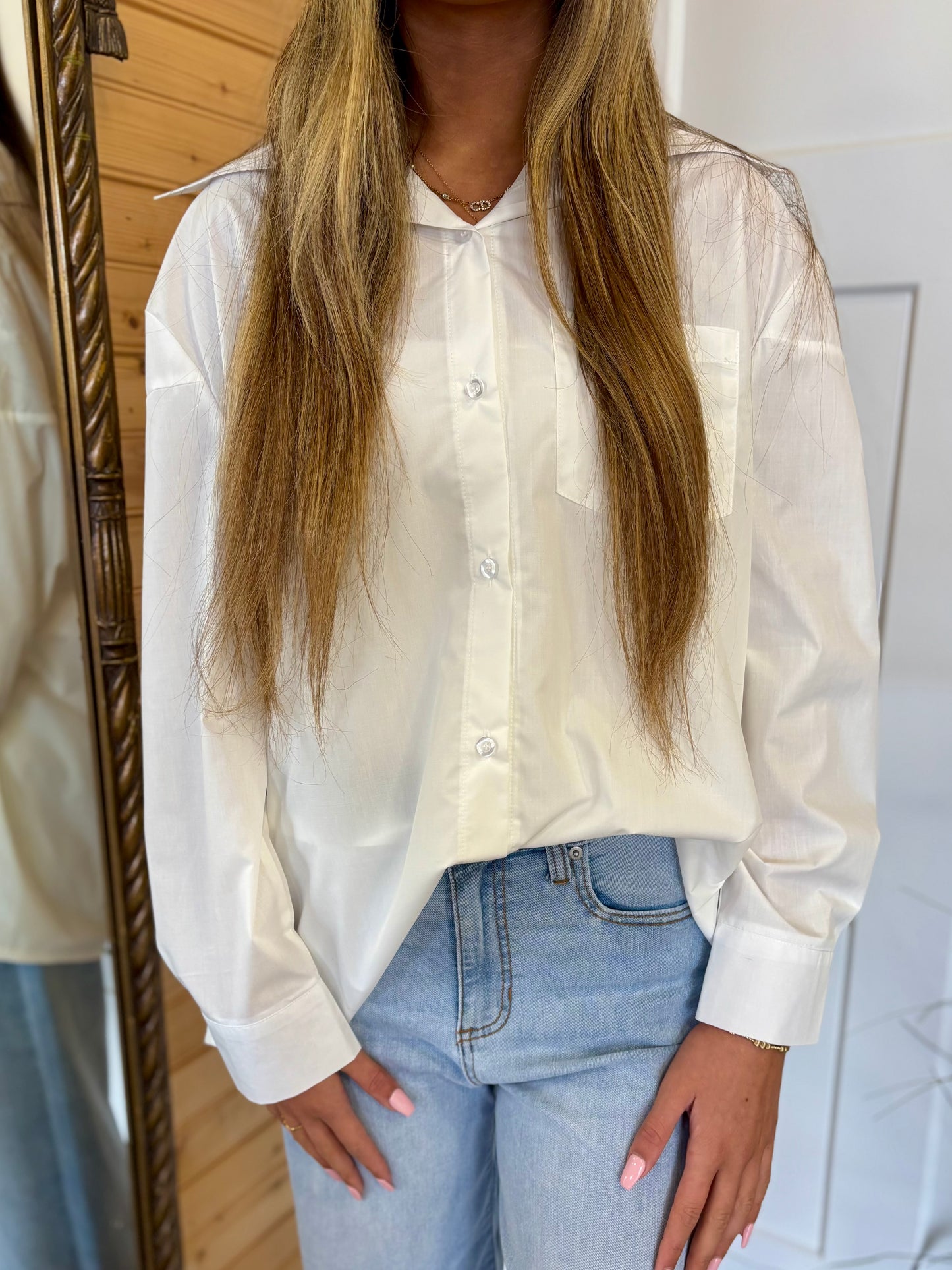 Alice Oversized Button-Up Shirt