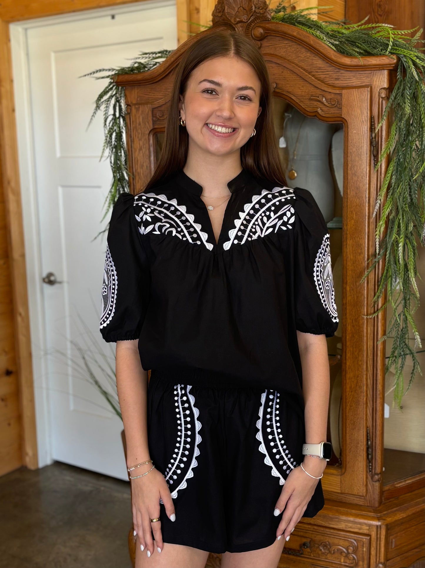 Humphrey Embroidered Top