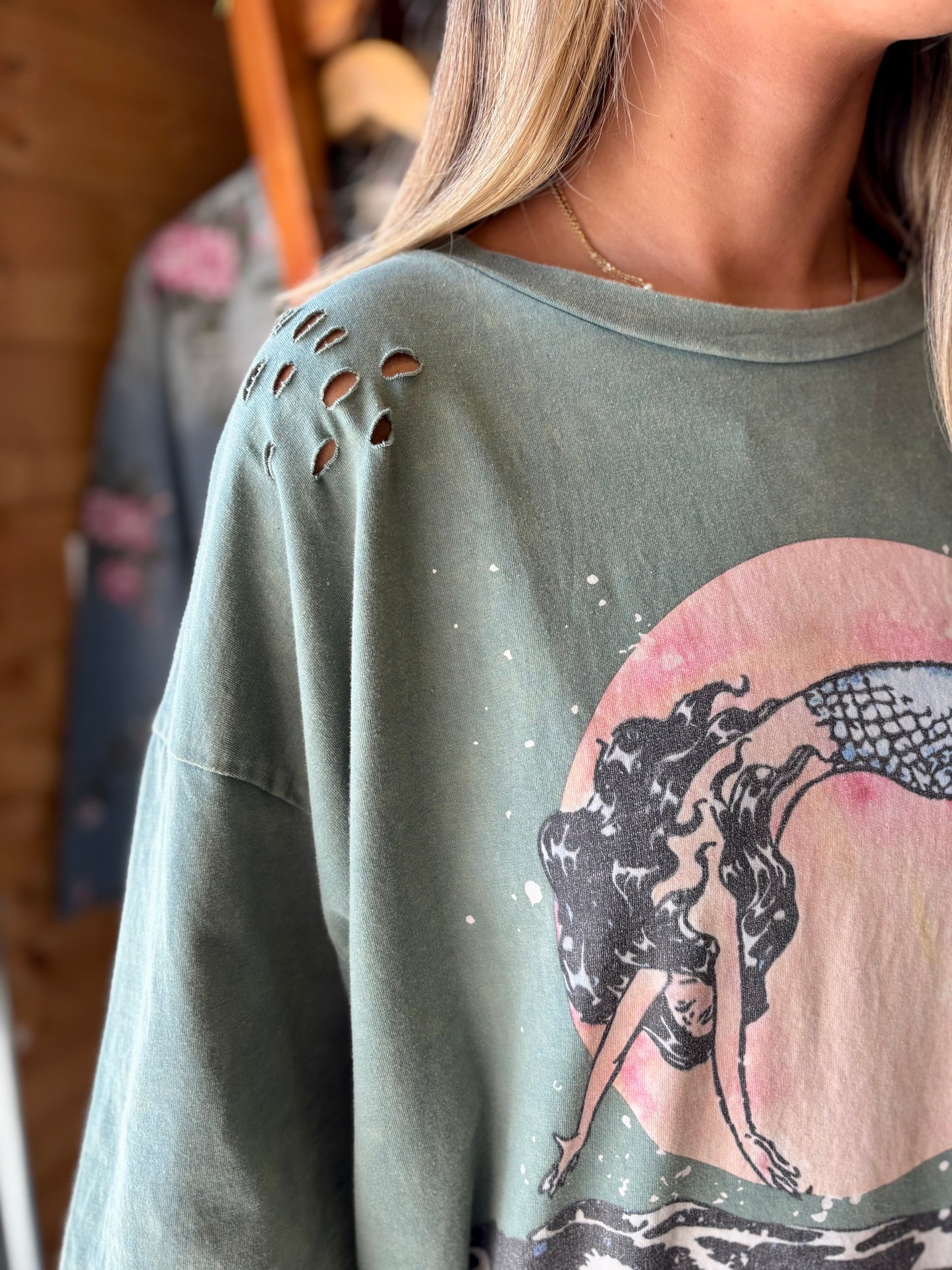 Mineral Wash Mermaid T-Shirt