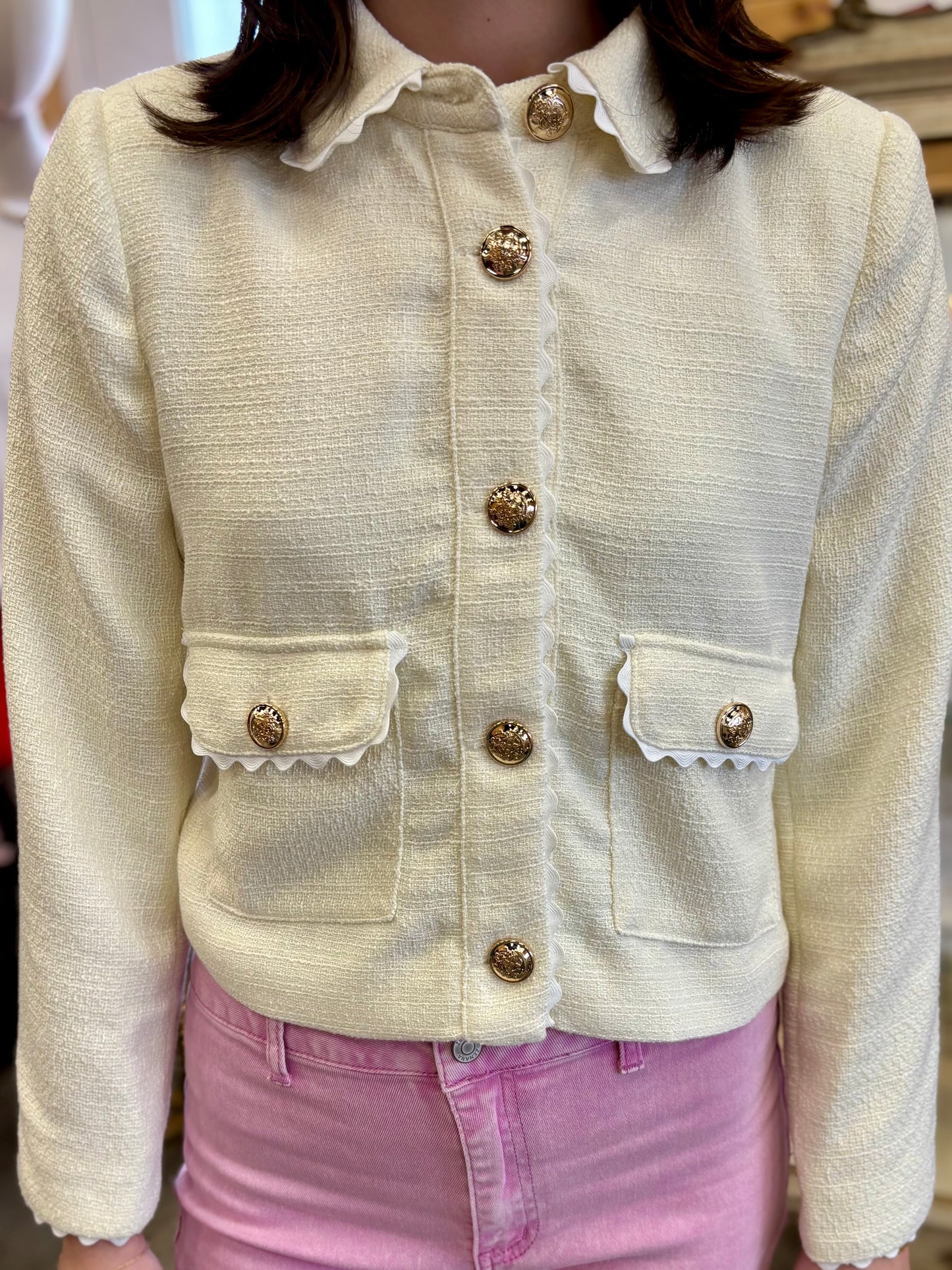 Classy Blazer Sweater