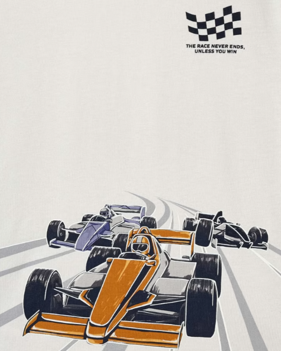 Glow in the Dark Race Car Tee