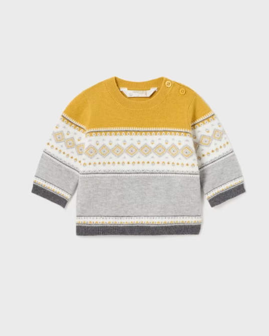 Newborn Baby Jacquard Sweater