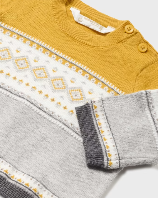 Newborn Baby Jacquard Sweater