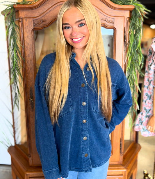 Denim Dream Knit Jacket