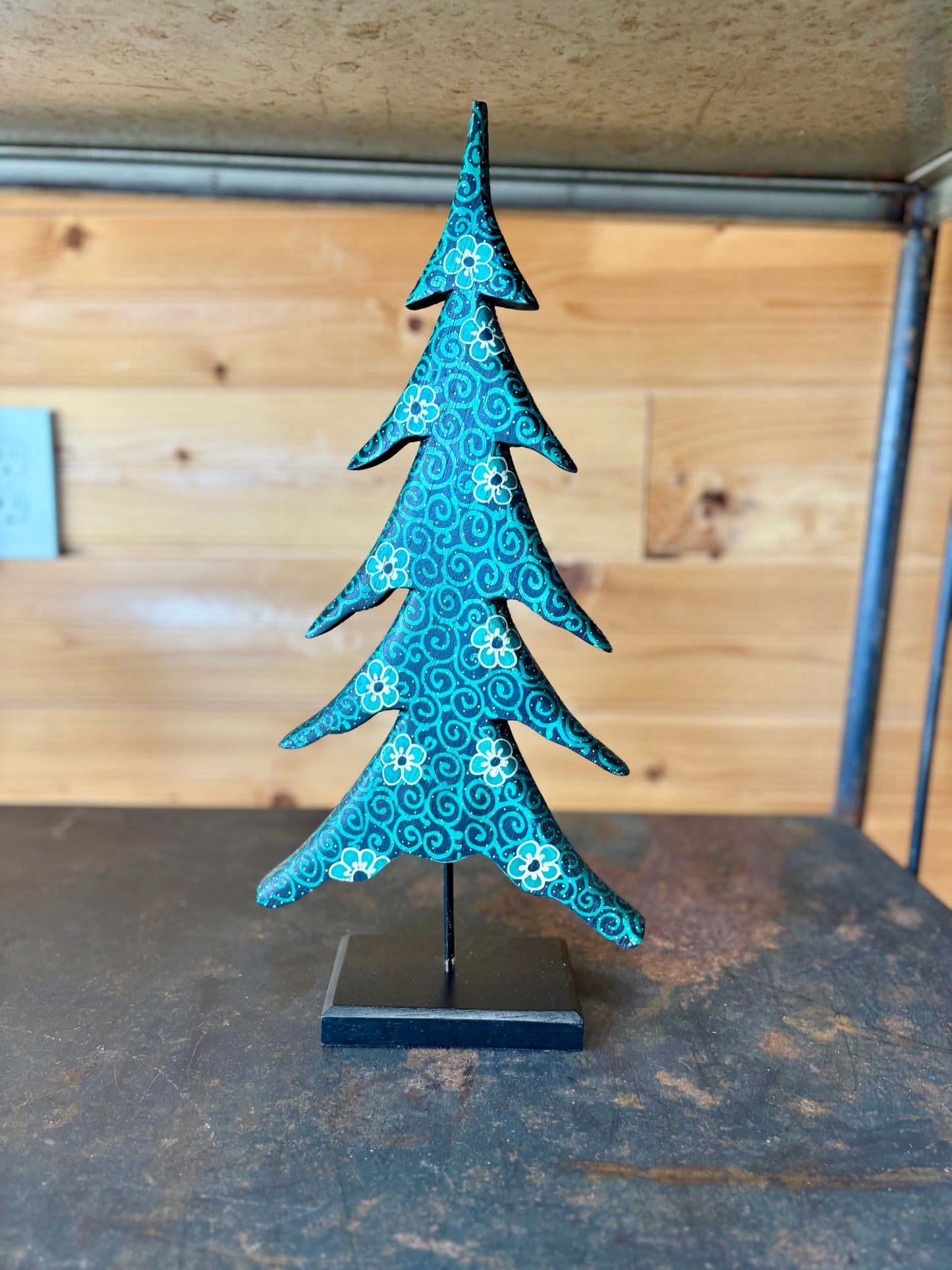 Large Batik Holiday Tree Set