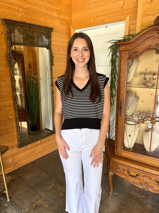Seeing Stripes Sweater Vest