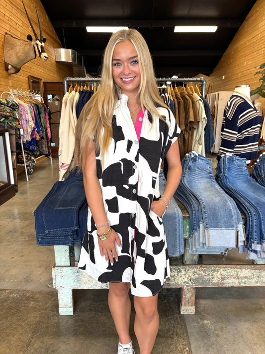 Night & Day Button Up Midi Dress