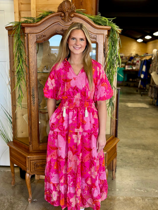 Tropical Hemp Dress