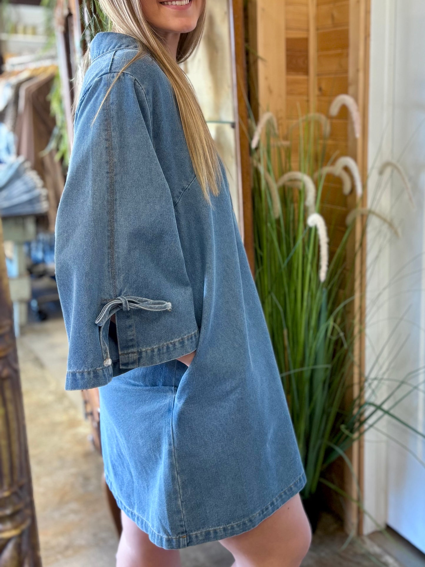 Daisy Denim Midi Dress