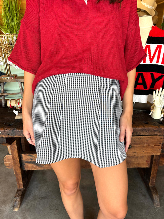 Checkmate Skort