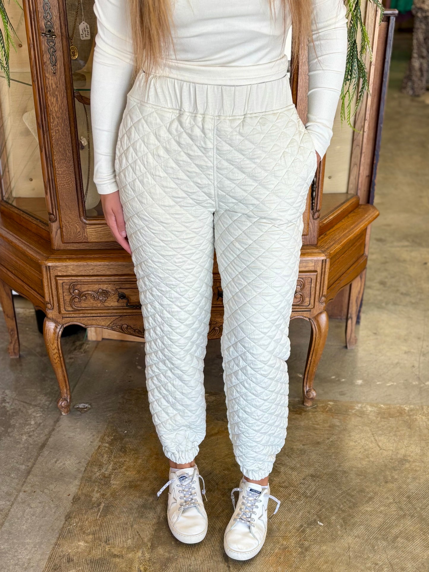 Quilted Jersey Jogger