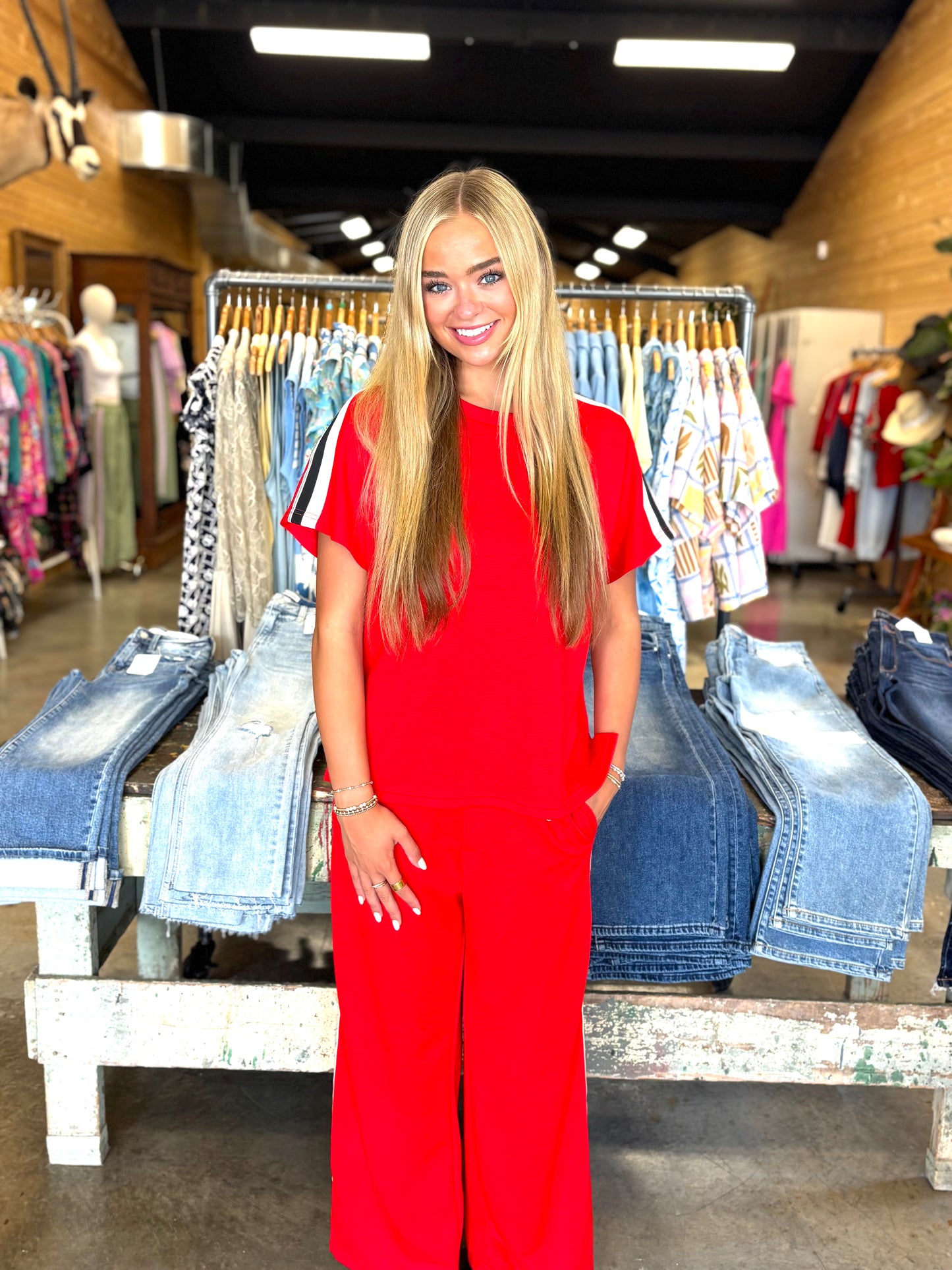Scarlet Edge Pant