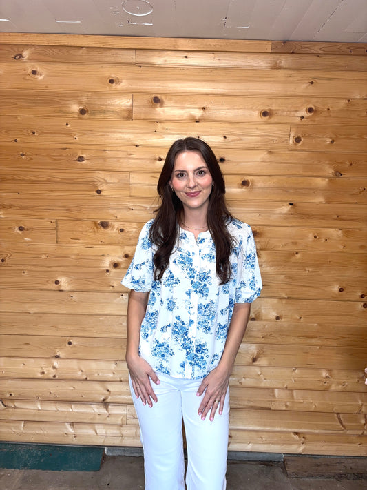 Blue Willow Blouse