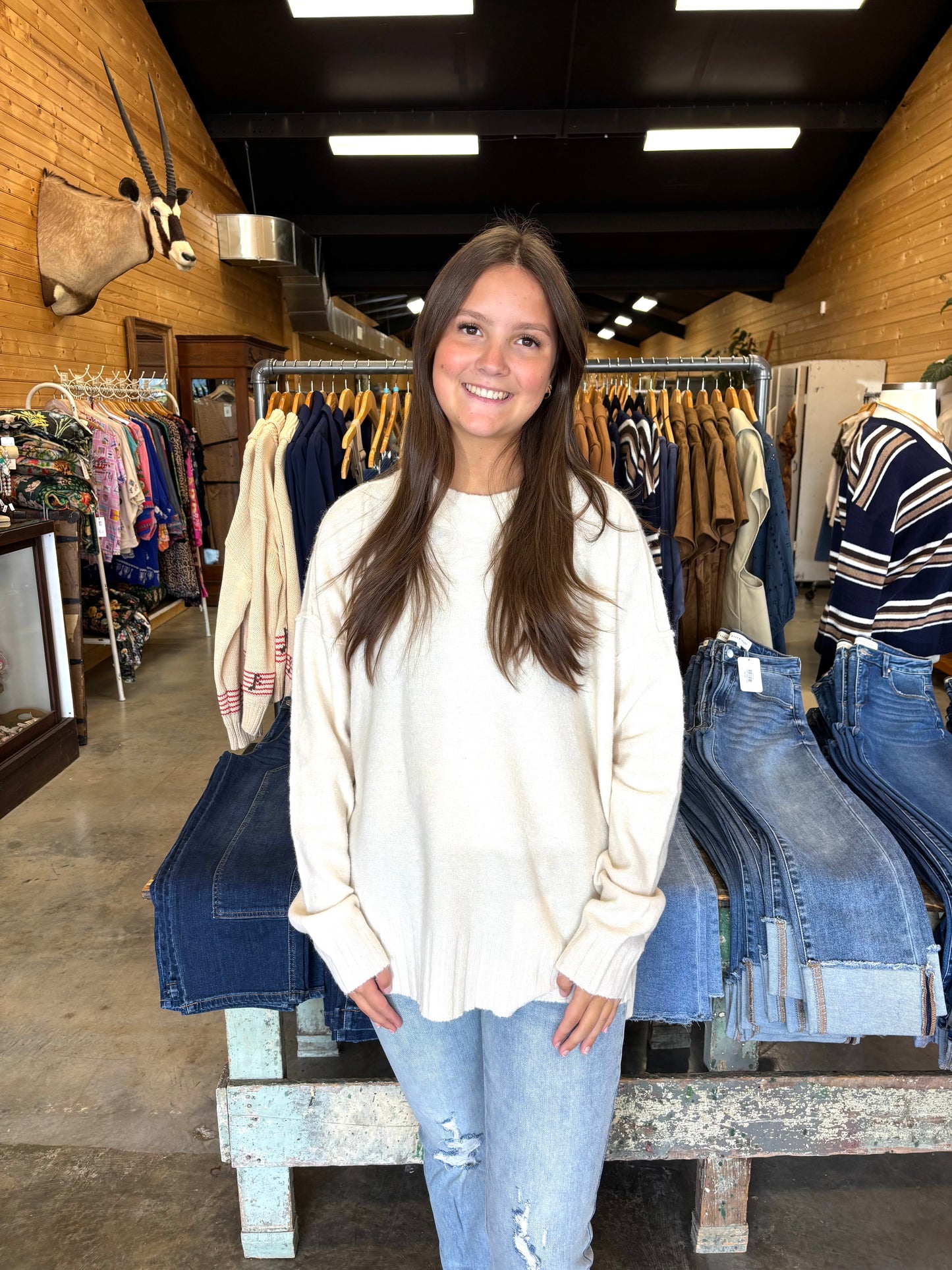 Alabaster Cozy Sweater