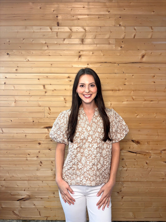 Sandstone Bloom Blouse