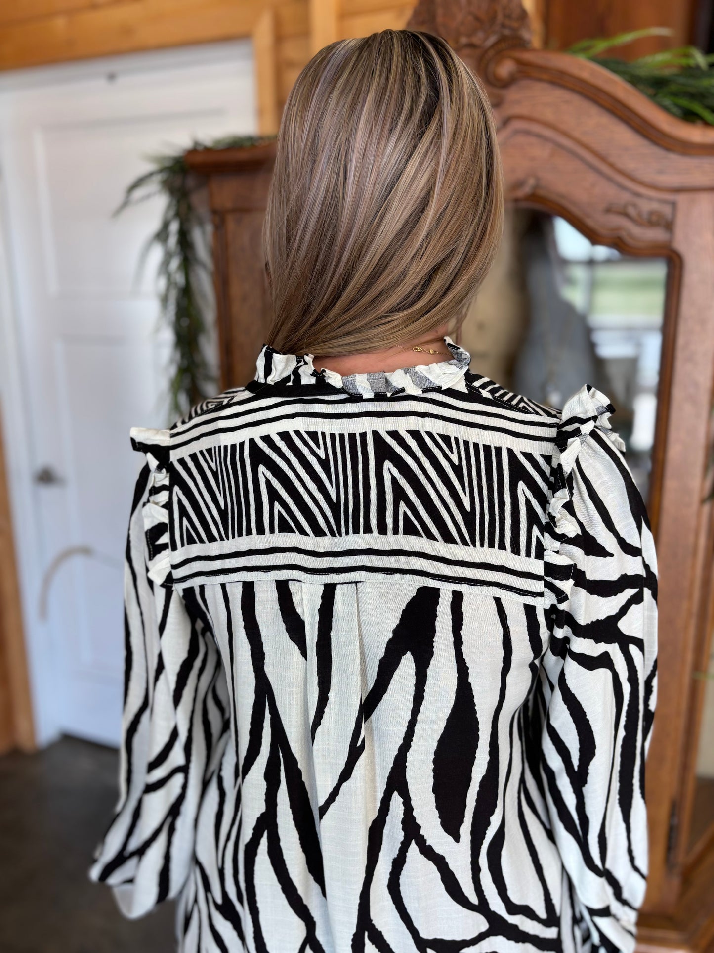 Zebra Print Dress