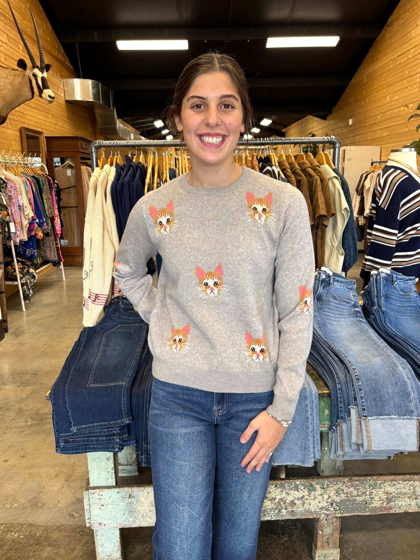 Whiskers & Wool Sweater