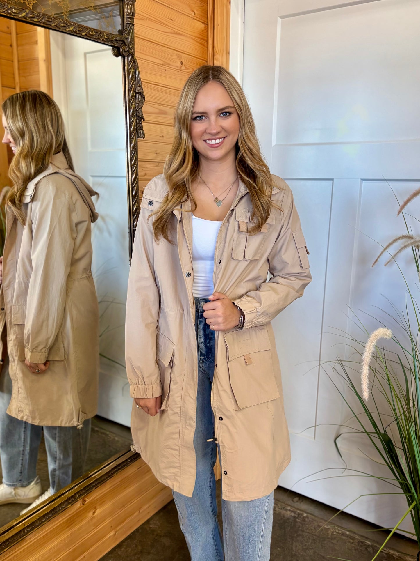 Dry Nylon Windbreaker Coat