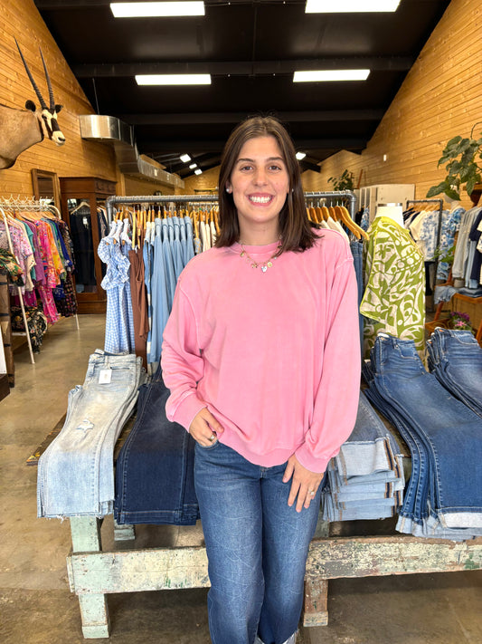 Taffy Pink Pullover