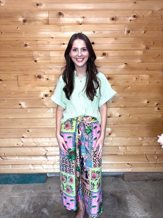 Fruit & Feather Pants