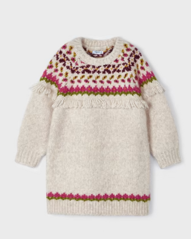Jacquard Knit Dress