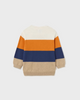 Striped Fox Knit Sweater