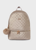 Satin Quilted Backpack