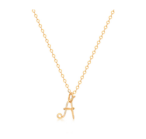 Custom Ronaldo Initial Necklace